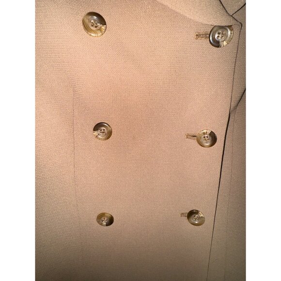 Vintage Ice Cube By Michael Blazer Suit Jacket Size 4 Camel Brown Classic Office - Picture 6 of 6